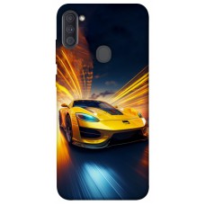 TPU чохол Demsky Yellow Porsche для Samsung Galaxy A11