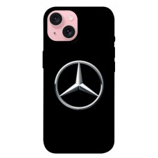 TPU чохол Demsky Mercedes logo для Apple iPhone 15 (6.1")