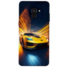 TPU чохол Demsky Yellow Porsche для Samsung A530 Galaxy A8 (2018)