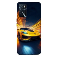 TPU чохол Demsky Yellow Porsche для Oppo A16s / A16