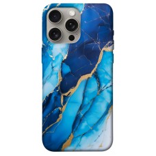 TPU чохол Demsky Blue marble для Apple iPhone 15 Pro Max (6.7")