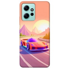 TPU чехол Demsky Машинка на заході сонця для Xiaomi Redmi Note 12 4G