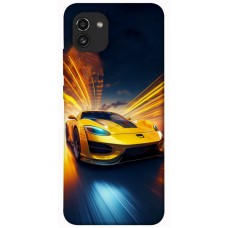 TPU чохол Demsky Yellow Porsche для Samsung Galaxy A03