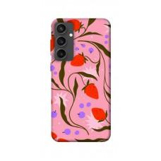 TPU чохол Demsky Strawberry pink для Samsung Galaxy S24 FE