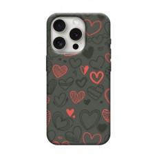 TPU чохол Demsky Милі серця для Apple iPhone 16 Pro (6.3")