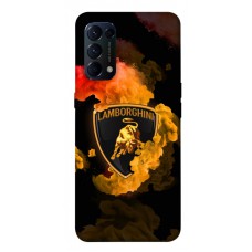 TPU чохол Demsky Lamborghini logo для Oppo Reno 5 4G