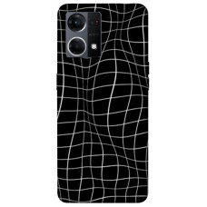 TPU чохол Demsky Warped grid для Oppo Reno 7 4G