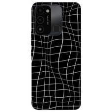 TPU чохол Demsky Warped grid для TECNO Spark 8C