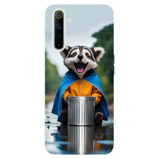 TPU чохол Demsky Єнот (Raccoon) для Realme 6