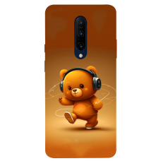TPU чохол Demsky ведмежа меломан 3 (bear listening music) для OnePlus 7 Pro