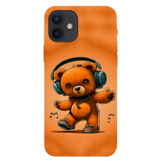 TPU чохол Demsky ведмежа меломан (bear listening music) для Apple iPhone 11