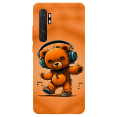 TPU чохол Demsky ведмежа меломан (bear listening music) для Xiaomi Mi Note 10 Lite