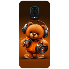 TPU чохол Demsky ведмежа меломан 2 (bear listening music) для Xiaomi Redmi Note 9s / Note 9 Pro / Note 9 Pro Max