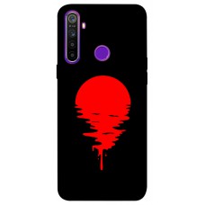 TPU чехол Demsky Red Moon для Realme 5