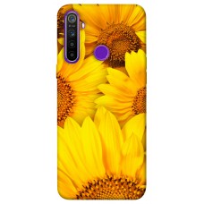 TPU чехол Demsky Букет подсолнухов для Realme 5