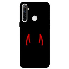 TPU чехол Demsky Red horns для Realme 6i