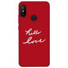 TPU чохол Demsky Hello love для Xiaomi Mi A2 Lite / Xiaomi Redmi 6 Pro