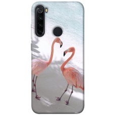 TPU чохол Demsky Flamingos для Xiaomi Redmi Note 8