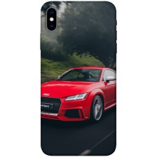 TPU чехол Demsky Red Audi для Apple iPhone X (5.8")