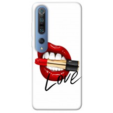 TPU чохол Demsky Красные губы для Xiaomi Mi 10 / Mi 10 Pro