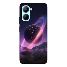 TPU чехол Demsky Сатурн для Realme C33