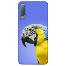 TPU чехол Demsky Попугай ара для Samsung A750 Galaxy A7 (2018)