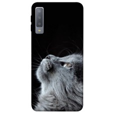 TPU чохол Demsky Cute cat для Samsung A750 Galaxy A7 (2018)