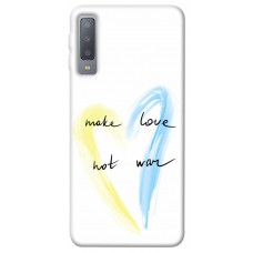 TPU чохол Demsky Make love not war для Samsung A750 Galaxy A7 (2018)