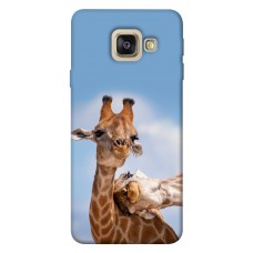 TPU чохол Demsky Милые жирафы для Samsung A520 Galaxy A5 (2017)