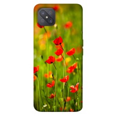 TPU чехол Demsky Маковое поле для Oppo A92s