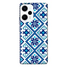 TPU чехол Demsky Синя вишиванка для Xiaomi Poco F5 Pro