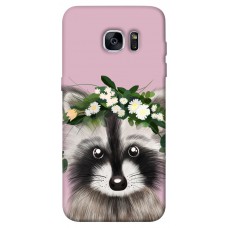 TPU чохол Demsky Raccoon in flowers для Samsung G935F Galaxy S7 Edge