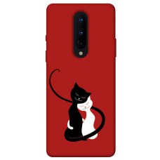 TPU чехол Demsky Влюбленные коты для OnePlus 8