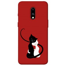 TPU чохол Demsky Влюбленные коты для OnePlus 7