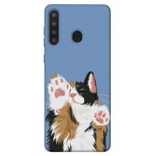 TPU чехол Demsky Funny cat для Samsung Galaxy A21