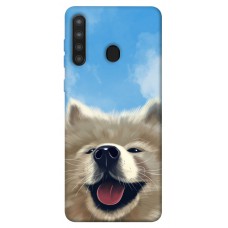 TPU чехол Demsky Samoyed husky для Samsung Galaxy A21