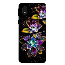 Термополіуретановий (TPU) чохол Flowers on black для Samsung Galaxy M01 Core / A01 Core