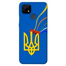 TPU чохол Demsky Квітучий герб для Realme C21