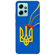 TPU чехол Demsky Квітучий герб для Xiaomi Redmi Note 12 4G