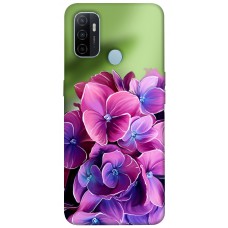 TPU чохол Demsky Кружевная гортензия для Oppo A53 / A32 / A33