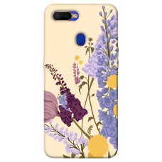 Термополіуретановий (TPU) чохол Flowers art для Oppo A5s / Oppo A12