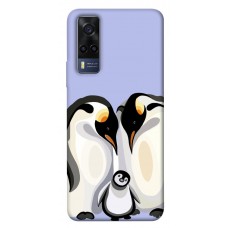 TPU чехол Demsky Penguin family для Vivo Y53s