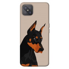 TPU чехол Demsky Doberman для Oppo A92s