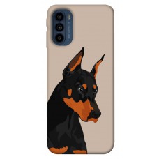 TPU чехол Demsky Doberman для Motorola Moto G41