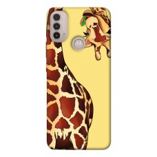 TPU чохол Demsky Cool giraffe для Motorola Moto E40