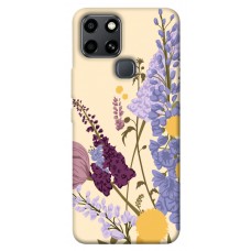 TPU чехол Demsky Flowers art для Infinix Smart 6