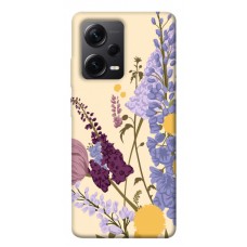 TPU чохол Demsky Flowers art для Xiaomi Poco X5 Pro 5G