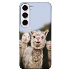 TPU чехол Demsky Funny llamas для Samsung Galaxy S23+