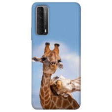 TPU чохол Demsky Милые жирафы для Huawei P Smart (2021)