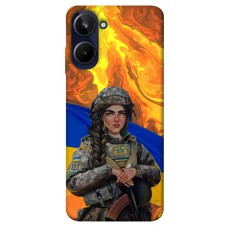 TPU чехол Demsky ЗСУ style 1 для Realme 10 4G